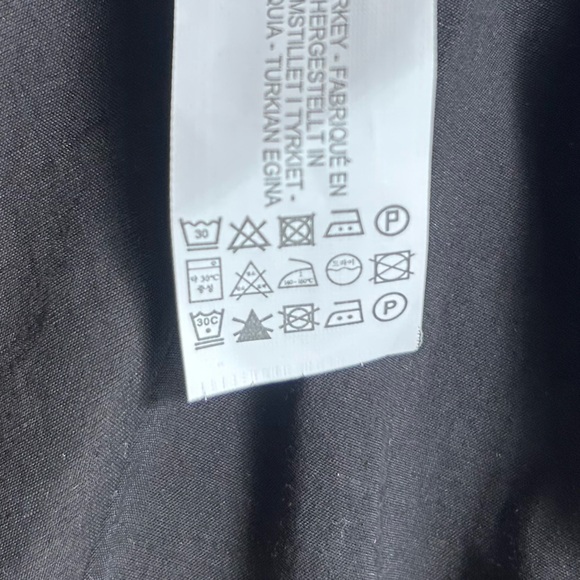 NWT ZARA Faux Wrap Long Sleeve Collared Mini Shirt Dress Scandi Minimalist Sz XS - Picture 16 of 16